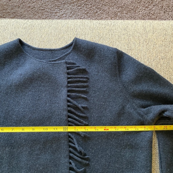 Akris 100% Cashmere Crew Neck Sweater in blue - Picture 9 of 15